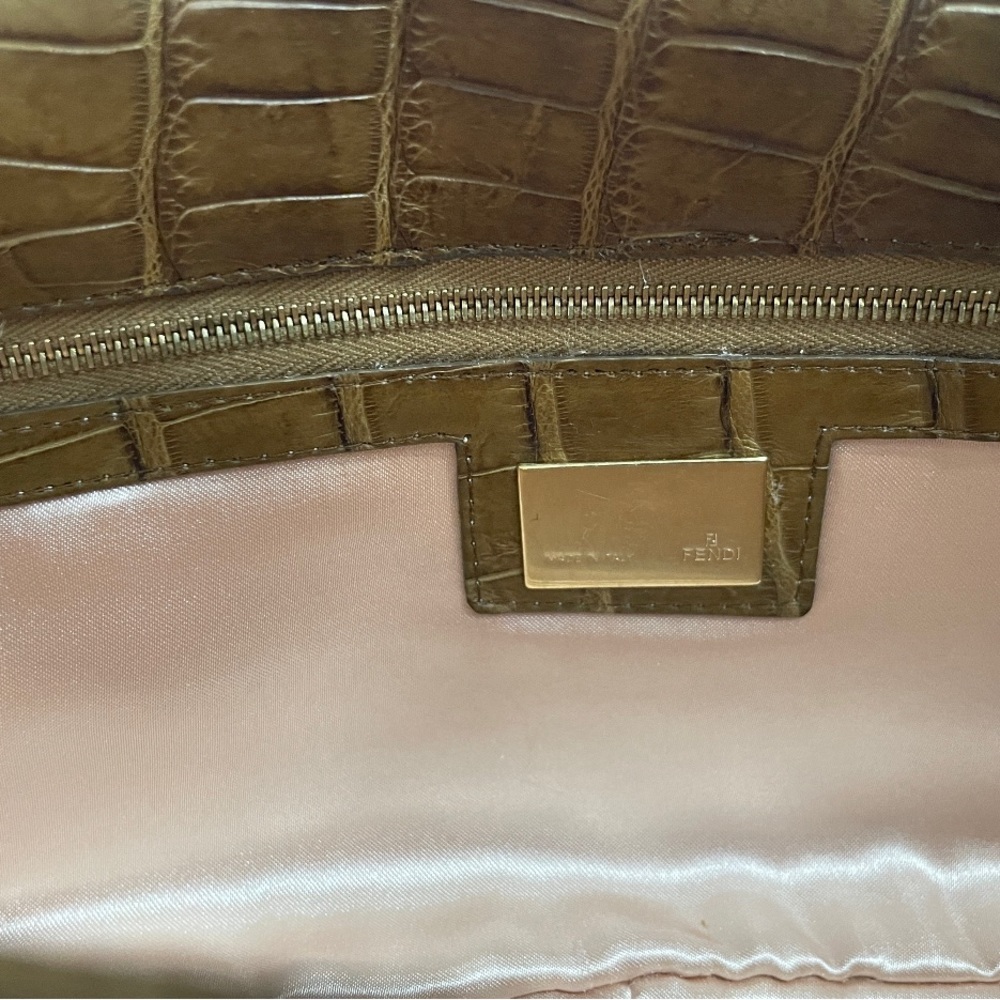 Rare! Vintage Fendi crocodile skin baguette bag - Picture 7 of 7